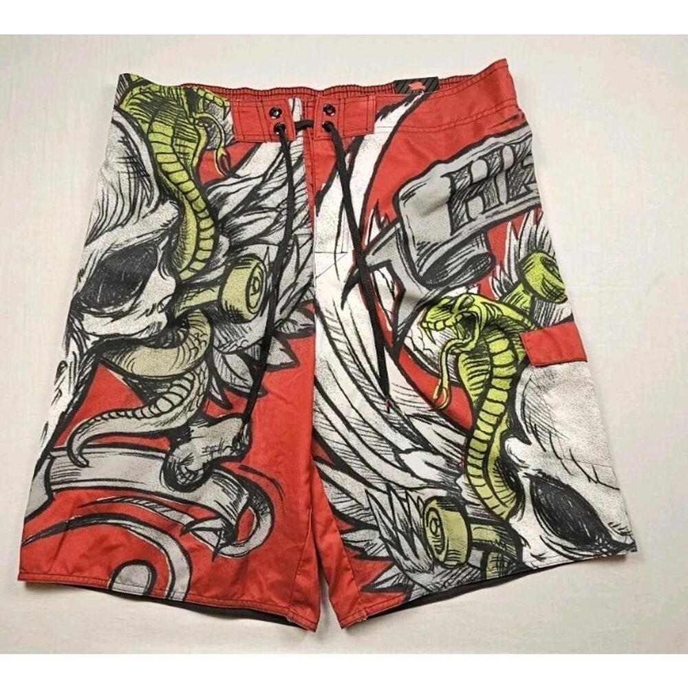NWT‎ Tony Hawk Board Shorts Cobra Snake Design Men's 's Size Large 34x11
